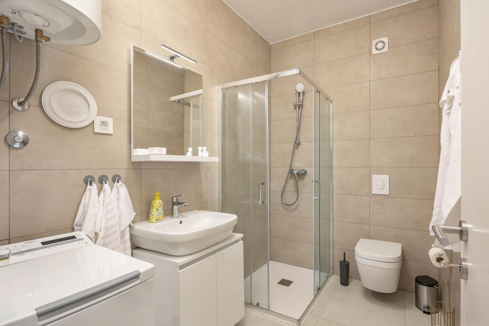 Seafront Villa Andrijana - Happy Rentals Plomin Exterior foto