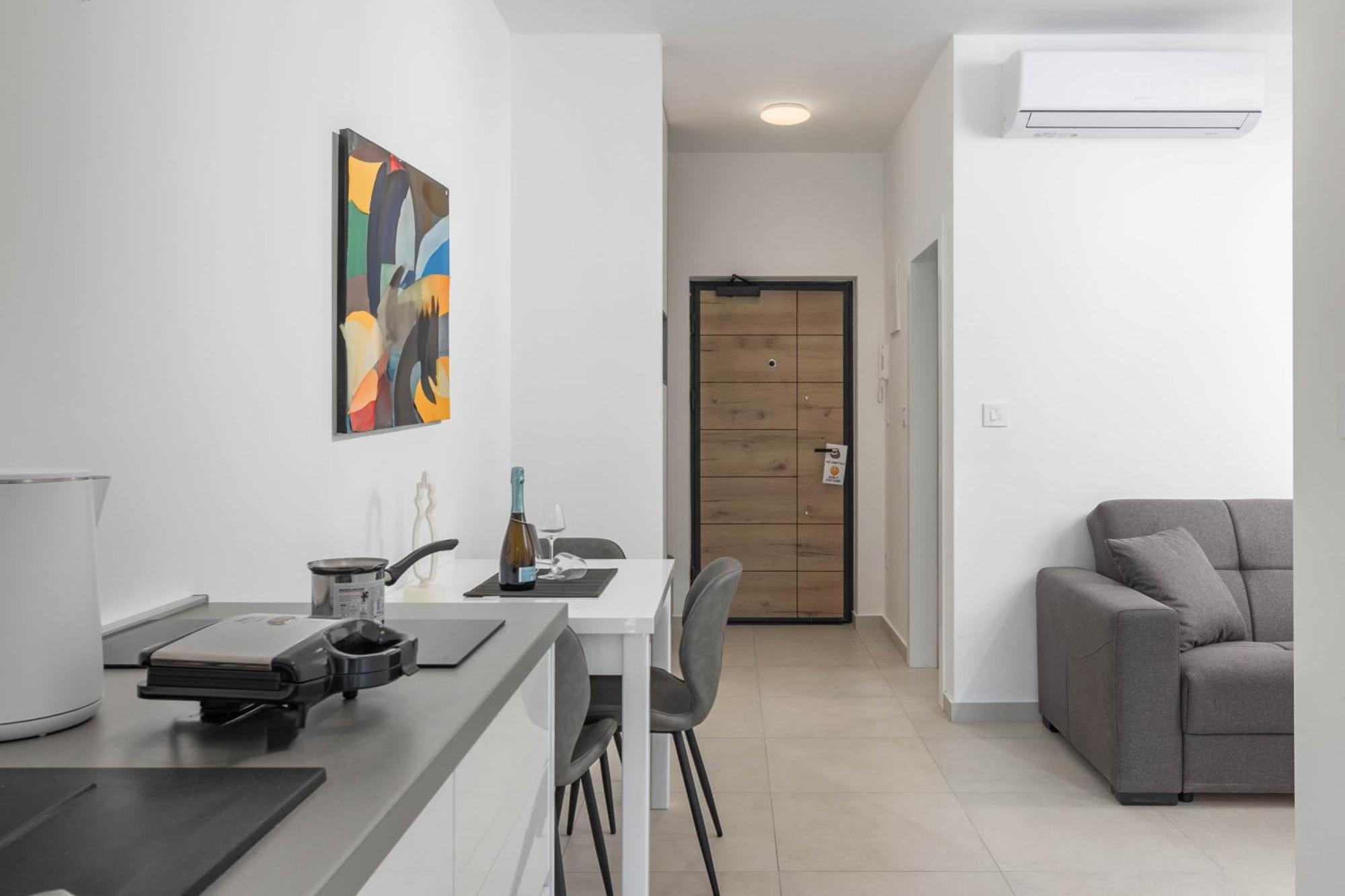 Seafront Villa Andrijana - Happy Rentals Plomin Exterior foto