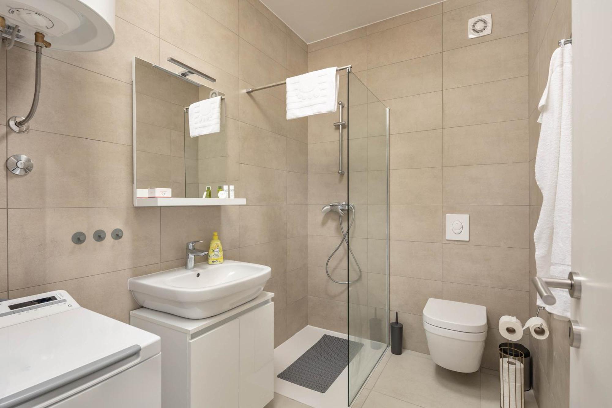 Seafront Villa Andrijana - Happy Rentals Plomin Exterior foto